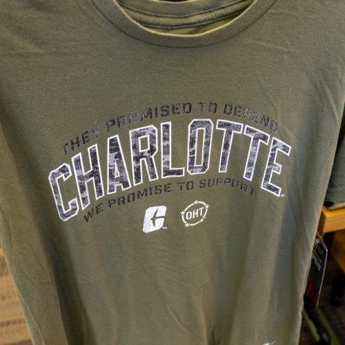 OHT Charlotte branded tshirt