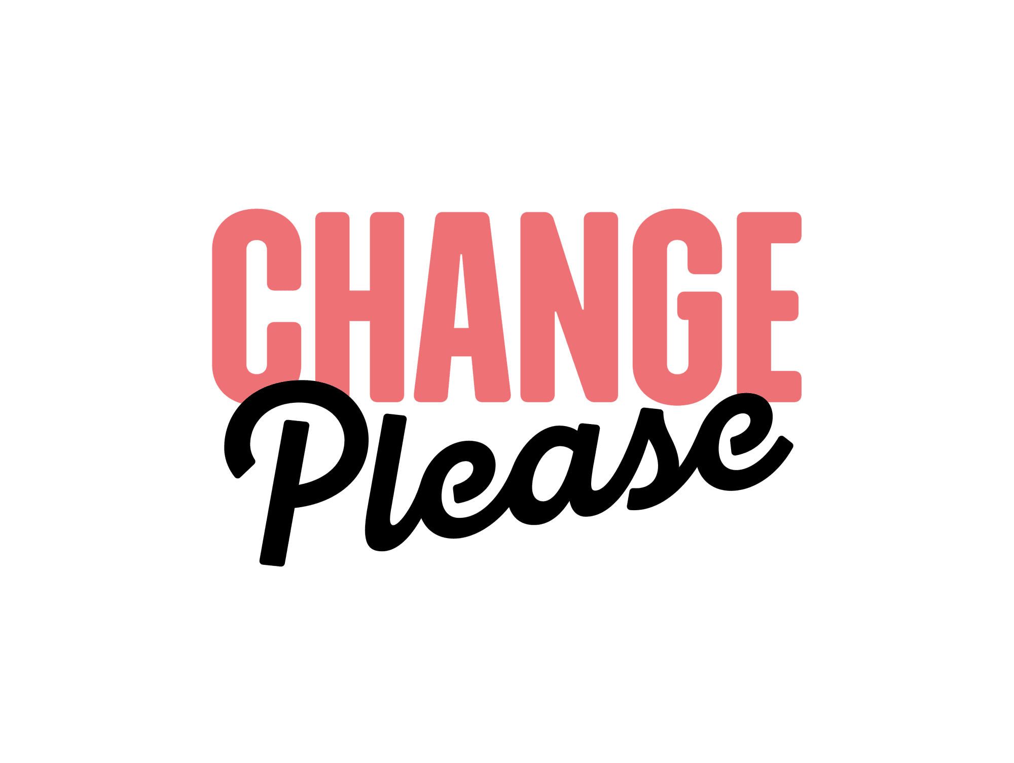 Change Please logo