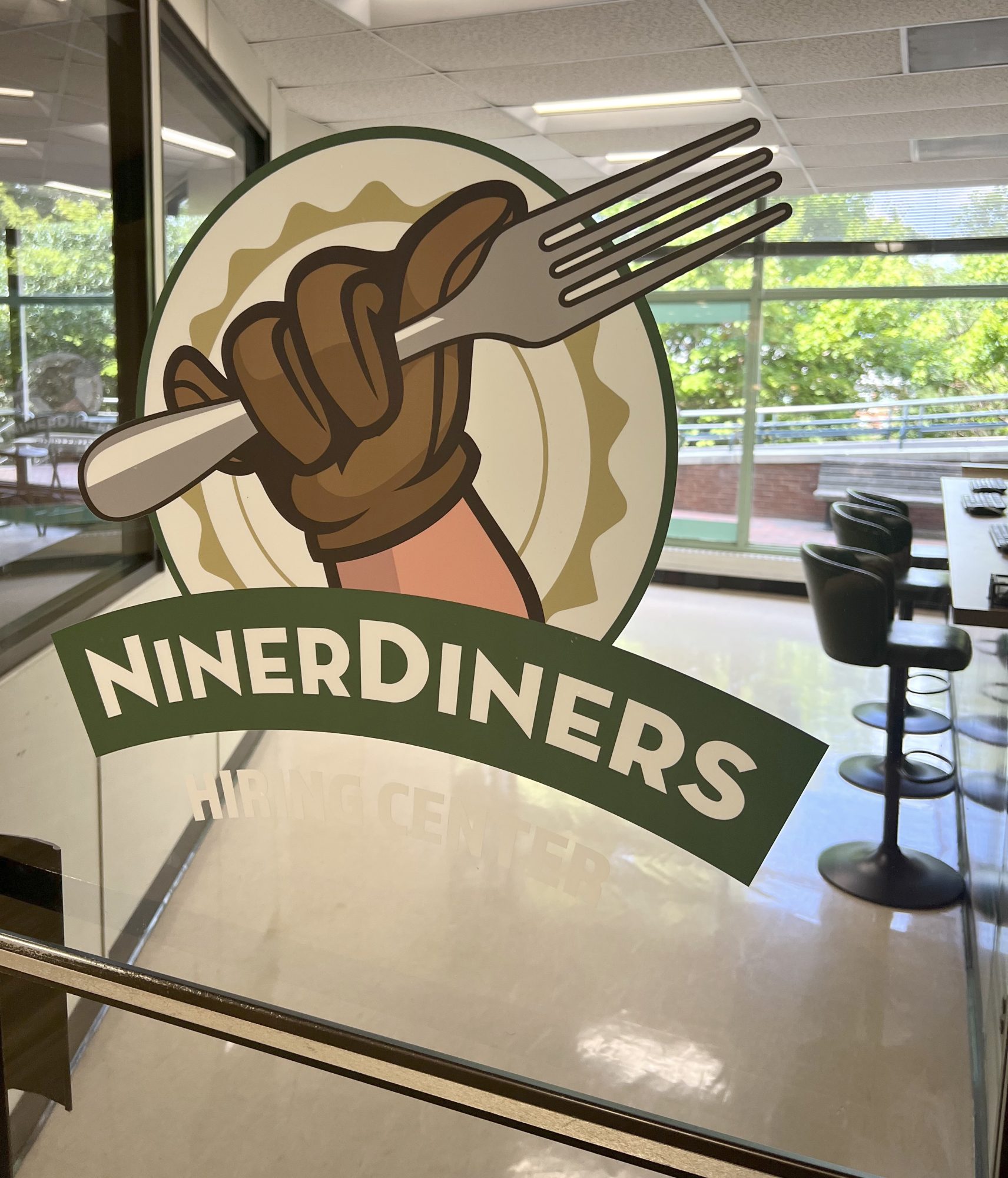 Niner Diners Hiring Center door photo