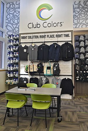 Club Colors kiosk