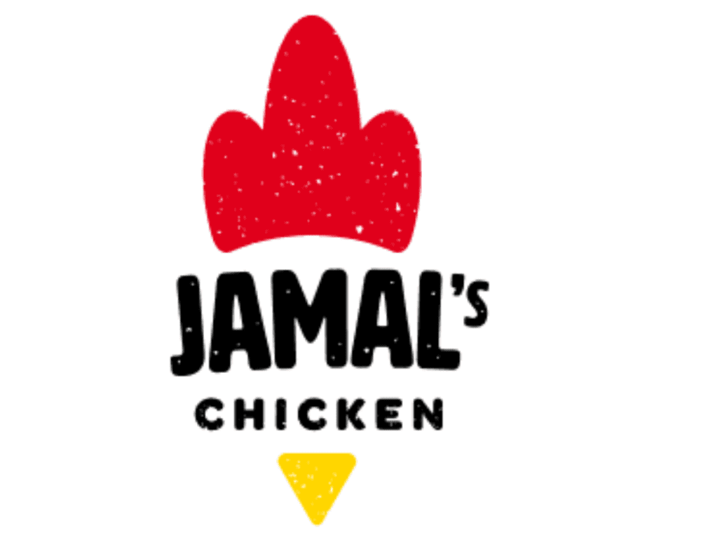 Jamal's Chicken red and yellow logo