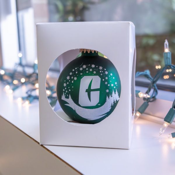 UNC Charlotte Christmas ornament
